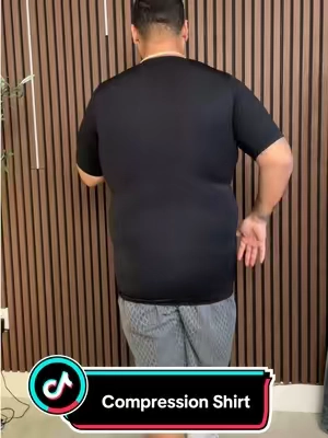 The compression shirt that will make you look like you lost a quick 25. Confidence booster #mensfashion #menswear #shapewear 