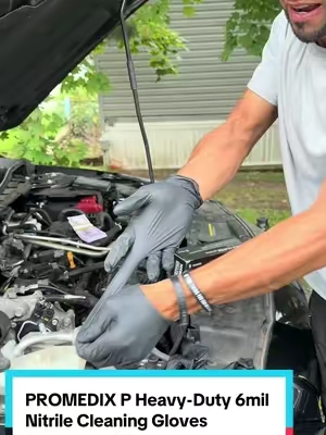 PROMEDIX P Heavy-Duty 6mil Nitrile Cleaning Gloves #gloves #nitrilegloves #TikTokshopbacktoschool #paratiiiiiiiiiiiiiiiiiiiiiiiiiiiiiii #heavydutygloves 