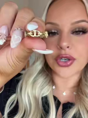 Stopppp so cute and expensive looking I wasn’t expecting that 😭✨ #jewelrytiktok #jewelrytok #ringstack #makeuphacks #makeup 