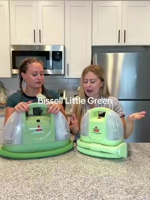 I think the choice is clear #bisselllittlegreen #bissellclean #carpetcleaning #stainremover #bissellvacuum 