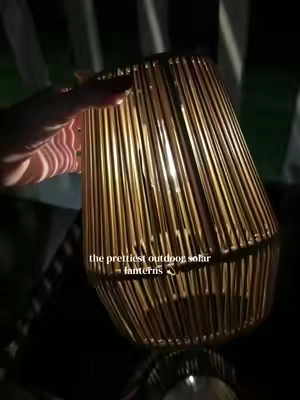 @GardenLights #solarlantern #tiktokshopcreatorpicks #rattan #pation #homedecor 