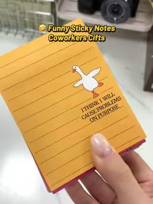 These sticky notes are not only relatable, but they are funny, too! They also make funny coworker gift ideas and secret sister gift ideas for the office! If you like sarcastic and funny office supplies, then these are perfect! #funnyofficesupplies #funny #stickynotes #officesupplies #tiktokshopcreatorpicks 