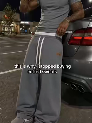 wide leg only #sweatpants #baggypants #greypants #streetwear #fitcheck 