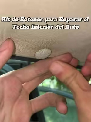 ¿El techo interior de tu auto está despegándose? 🚗🔥 Estos botones de reparación ayudan a fijar la tela fácilmente sin cambiar todo el tapizado. ¡Fácil, práctico y económico! 🛠️ Cómpralos en el carrito. #ReparacionAuto #AccesoriosParaAuto #AutoDIY #CarTok #Herramientas 