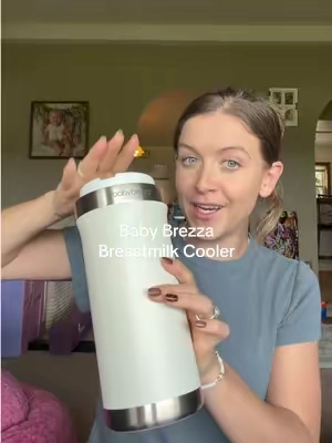 As a mom that pumped for both my babies this is genius!! 🍼 @Baby Brezza helping moms not have to worry ☺️ #pumpingmom #breastmilk #breastmilkstorage #postpartum #babyregistry 