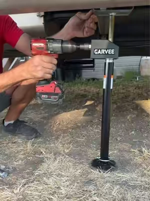 Stop the camper rocking with this easy slide-out stabilizer! #CamperLife #RVAccessories #CampingGear #RVUpgrade #TravelTrailer @GARVEE 