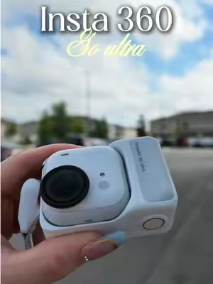 Cámara para bloguear con resolución de 4k @insta360 official #insta360goultra #camara4k  #vlogger #altaresolucion 