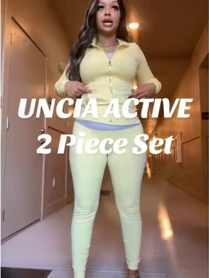 This set is way too cute to pass up 😍😍 ✨ The fabric is buttery soft, stretchy, and hugs in all the right places. Whether you're running errands, hitting the gym, or just want to look put together while staying comfortable, this matching set is a 10/10. #Activewear #MatchingSet #GymFit #Athleisure #TikTokShopFinds