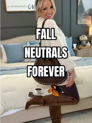 ☕️ 🍂 fall neutrals 4ever and ever! Give a girl an oversized sweater and comfy leggings and the world is hers! #TikTokshopbacktoschool #oversizedsweater #sweaterstyle #sweaterseason #fallfashion 