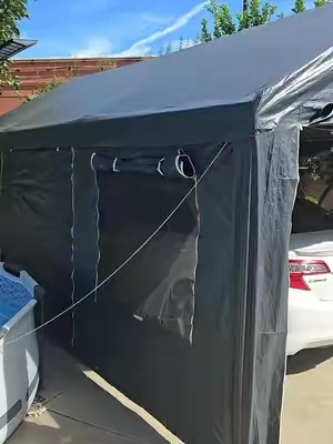 🏡 Mucho más que una cochera portátil Ideal para proteger autos, camionetas, herramientas, equipo de jardín o crear un espacio para reuniones, camping o trabajo al aire libre. #TikTokShopCreatorPicks #OutdoorLiving #CampingGear #GarageLife #HomeEssentials