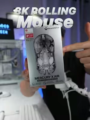 The Brand new Gravastar X air wireless gaming mouse #gravastar #mouse #wireless #gaming #xair 