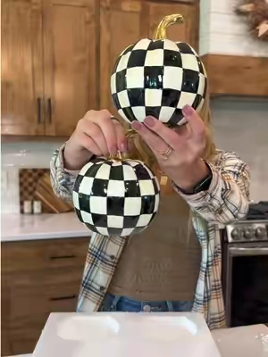 Okay I see what all the hype is about 😍 these are ADORABLE!! #mackenziechilds #checkered #falldecor #homedecor #tiktokshopcreatorpicks 