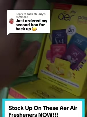 Replying to @Tach Melody  These @Aer  power pocket aer air fresheners are the truth. They really do make your home smell really really good. I stay stocked up. #aerairfreshener #aerpowerpocket #airfreshener  #getridofsmells #makehomesmellgood 