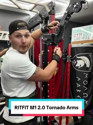 The Tornado Arms take the M1 2.0 Pro cables to another level. Being able to change the height and angle of your pulley opens up way more exercise options and lets you set movements up exactly where you want them. #TikTokShopCreatorPicks #TikTokshopbacktoschool #payday #RitFit #CableMachine