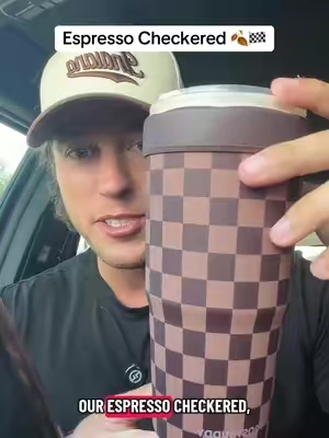 This one's going quick! 🤎 #frostbuddy #fallcollection #espressocheckered #togobuddy 