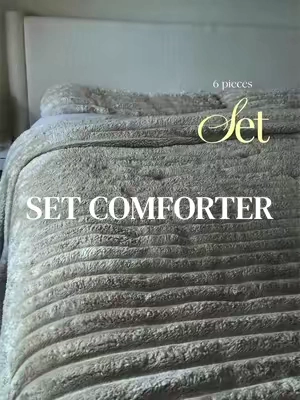 Pero espérate, porque no es solamente lo práctico… miren cómo deja la cama. 😍 Esa textura le da un toque moderno, elegante y súper acogedor al cuarto sin tener que cambiar absolutamente nada más. Además, es un set de 6 piezas, así que con una sola compra tienes diferentes formas de vestir tu cama durante el año. #TikTokshopbacktoschool #setcomforter #bedroomcozy #bedroomdecor #cozyvibes 