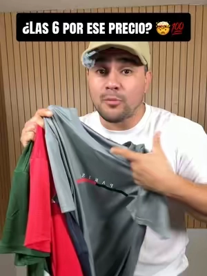 🔥 6 camisas para toda la semana 😲 Ligeras, cómodas y perfectas para entrenar, correr o usar todos los días. #tiktokshopvueltaalcole #gym #mensstyle #gymwear #activewear