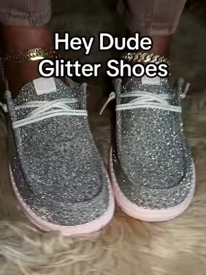Hey Dude glitter shoes for kids ✨🤌🏻 #heydude #heydudeshoes #heydudewendy #heydudeglitter #tiktokshopcreatorpicks @HeyDude 