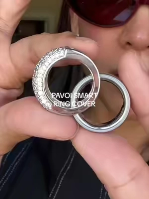 No more boring chunky smart rings - this one is elite. 💎#smartringcover #ring #TikTokshopbacktoschool  #backtoschool #sohochic @PAVOI 