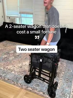 I’ll swear by these until the day I die #wagon #wagonstroller #strollerwagon #doublestroller #momof3 