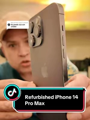 Replying to @Perez López Refurbished iPhone 14 Pro Max unlocked #tiktokshopcreatorspicks #iphone #apple #promax #iphone14promax 