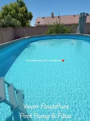 If you want to spend your summer actually swimming instead of constantly maintaining your pool, this is an absolute must-have. 💦 The VEVOR FlashPure Sand Filter Pump takes all the hard work out of pool care by automatically clearing out the cloudy dirt and debris that builds up fast. #abovegroundpool #poolpump #poolcleaning #tiktokshopcreatorpicks 