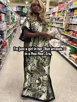 Don’t worry, you’re not alone sis! 🤣🫶🏾 #moomoo #fyp #fypシ #kaftan #leopardprint 