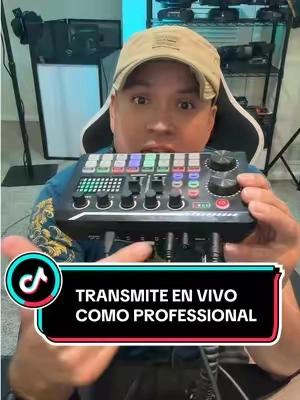 Safring Live Sound Card targeta de sonido para streaming live #tiktokshopsummersale #tiktokshopblackfriday #tiktokshop #soundcard #livestream 
