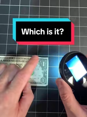 This digital microscope shows the spider on the one dollar bill! #microscope #digitalmicroscope #magnifyingglass #educational #collector 
