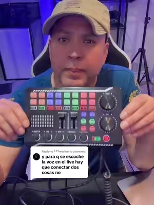 Replying to @⁵⁰⁵weriro✞ targeta de sonido para streaming live #tiktokshopsummersale #tiktokshopblackfriday #tiktokshop #soundcard #livestream 