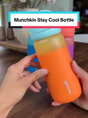 If you have a toddler these bottles by @Munchkin are 😍! #kidscup #toddlercup #kidwaterbottle #kidstumbler #munchkinpartner 