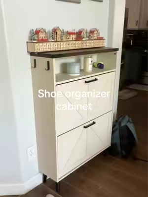 Shoe Obsession Organized ✅ #shoeorganizer #shoecabinet #shoerack #shoecollection 