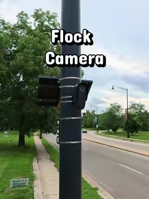 The infrared night vision will show the flock camera as it takes pictures! #nightvision #nightvisionbinoculars #infrared #flockcameras #flockcamera 