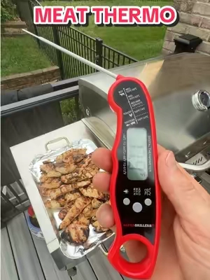 Check out the @Alpha Grillers meat thermometer! #meatthermometer #grilling #cooking #baking 