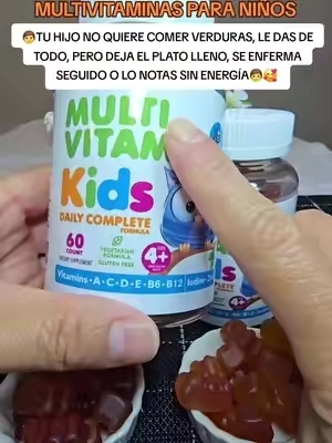 Multivitamin Kids Daily Complete Dr Moritz, apoya la concentración, aporta energía, el metabolismo  #multivitamin #kidmultivitamins #vitaminkid #kidshealth #TikTokshopbacktoschool 