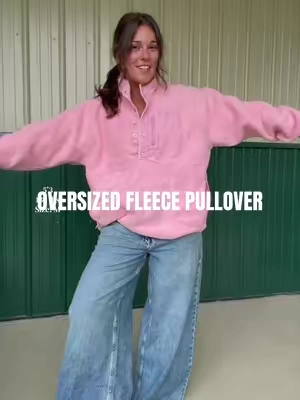 The perfect cozy fleece!! #fleecepullover #fleecejacket #cozystyle #cozyoutfit #falljackets @TanmingFashion 