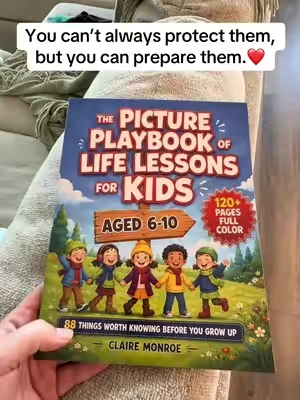 You can’t be there for every hard moment, but the lessons you give them now can be. 🥹❤️ #ParentingTips #RaisingKids #LifeSkills #KidsBooks 
