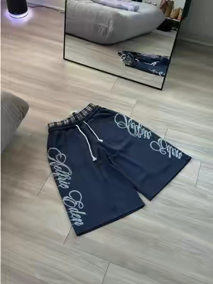 Script shorts 🛒⤴️ #baggyshorts #shorts #sweatshorts #streetwearfashion #aelfriceden 