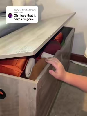 Replying to @Smiths_Finds Love that I’ve not had any boo boos to fix because of the toy box #toybox #toystorage #toyrotation #kidsroomorganization 