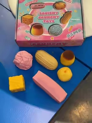 BPA FREE NON-TOXICThis is a new 6-piece set from the Crunchy Squishy series#CrunchySquishy #New6PieceSet #StressRelief #SensoryToys #squishycollector 
