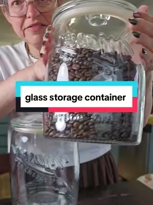 #glasscontainers #glassjars #glassstoragecontainers #masonjar #kitchenware 
