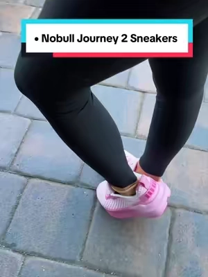 NOBULL Journey 2 in Cherry Blossom Pink 🎀🩷 Walking sneakers, trending sneakers 2026, Cushioned walking running sneakers #nobull #walkingshoes #archsupport #TikTokshopbacktoschool #BackToSchool 