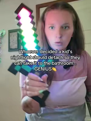 pure genius #nightlight #kidsnightlight #swordnightlight #Minecraft #kidsgifts 