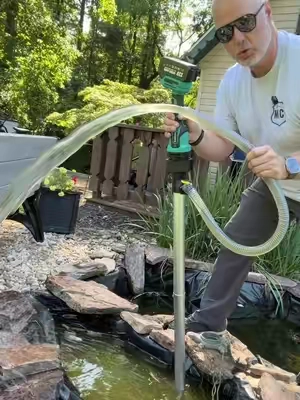 Cordless Water Transfer Pump Fast Portable Draining Power #WaterTransferPump #CordlessPump #UtilityPump #OutdoorTools #BackToSchool @Kaitnax Tools 
