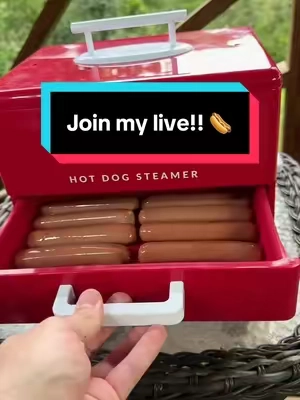 The viral weenie steamer is back in stock!! #hotdog #gameday #joinmylive #viral #fyp 