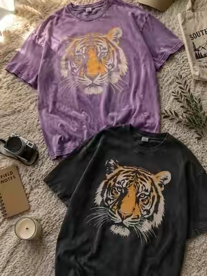 #tiger #vintage #graphictee #washed #fyp 