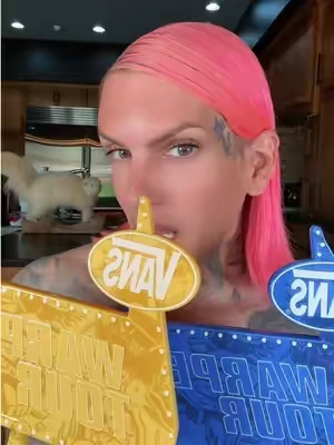 OH HI... YELLOW! ⚡️💛 The 2nd official @Jeffree Star Cosmetics x @Vans Warped Tour  Hand Mirror just dropped in an exclusive, high-voltage YELLOW colorway! 💛 Created to celebrate the insane energy of Vans Warped Tour Montreal & Mexico City, this beauty is bold, iconic, and strictly limited edition. Once it sells out, it’s gone forever! Grab yours when it drops & get a FREE 'Warped Tour Red' Velour Liquid Lipstick automatically added to your cart with any Warped Tour Mirror purchase (while supplies last)! LAUNCHING: Thursday, August 20th online & on the #tiktokshop  #jeffreestarcosmetics #vanswarpedtour #jeffreestar #limitededition  