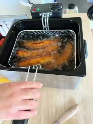 Esta es la freidora de aceite de 5L que viene con 3 canastos y con 4 niveles de temperatura perfecto para tu cocina  🧑‍🍳 #deepfryer #freidora #kitchenessentials #TikTokshopbacktoschool #blackfriday 