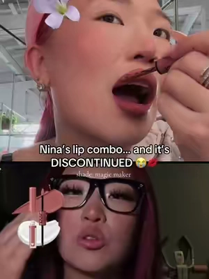 It’s no longer available in stores, but you can still grab it on TikTok Shop while it’s in stock 😩🤏 @Nina Lin #ninalin #ninalinclips #lipcombo #lipstain #lipstick 