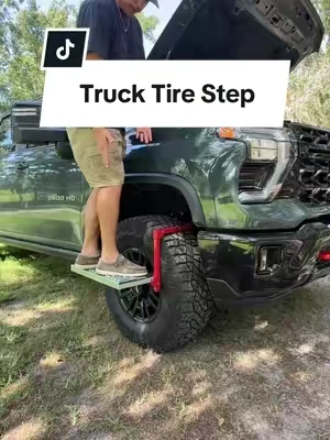 Truck tire step #mechanic #mechanictools #trucktools #enginework #worksmart 